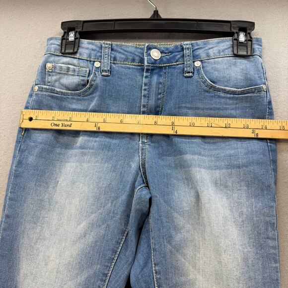 7 for All Mankind Jeans Girls 14 Light Blue Josefina Skinny Boyfriend Preppy - Picture 12 of 15